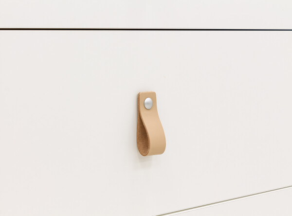 Dresser with 3 drawers Jort White/Natural