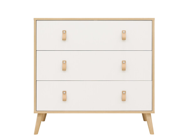 Jort 3-part nursery White/Natural