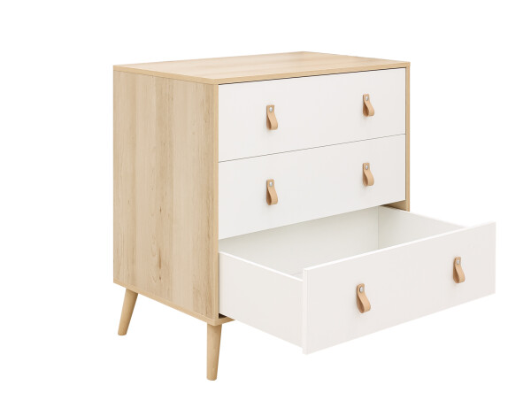 Jort 3-part nursery White/Natural