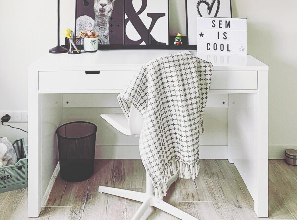 Escritorio con 2 cajones Mix & Match Blanco