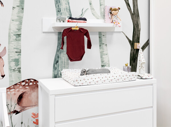 Commode met 3 laden Corsica Wit