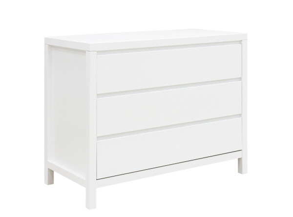 Dresser with 3 drawers Corsica White