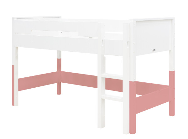 Set de support lit mezzanine mi-hauteur Combiflex Blanc Set de support lit mezzanine mi-hauteur Combiflex Blanc