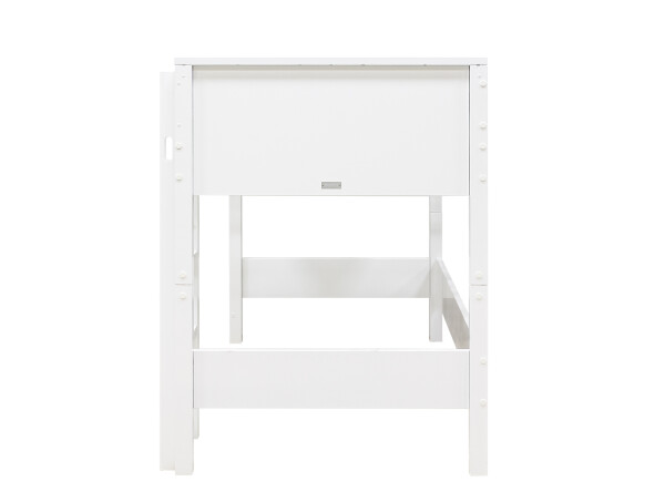 Half high sleeper 90x200 with straight stairs Combiflex White