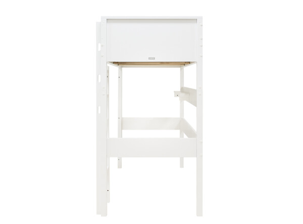 High sleeper XL 90x200 with straight stairs Combiflex White