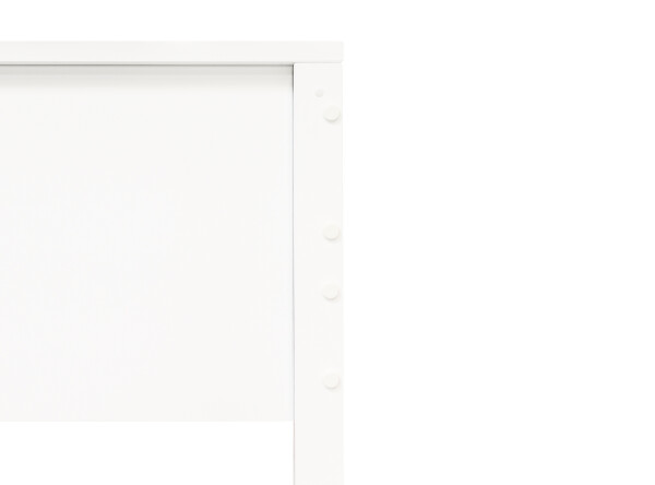 High sleeper XL 90x200 with straight stairs Combiflex White
