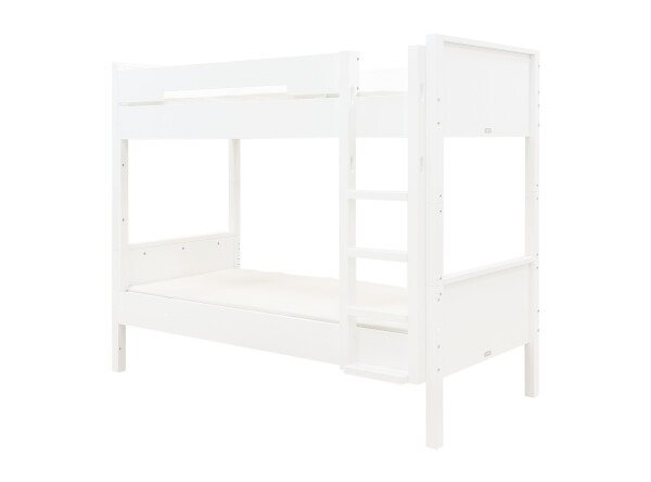 Bunkbed 90x200 with straight stairs Combiflex White