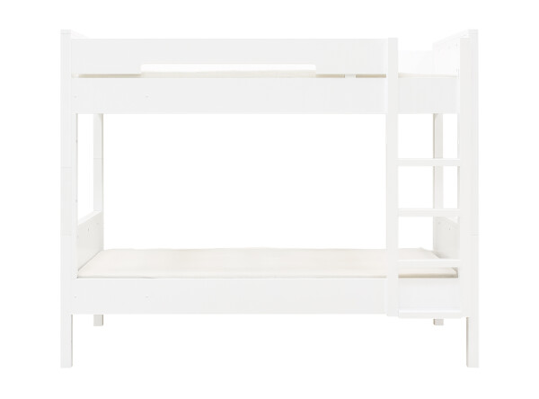 Bunkbed 90x200 with straight stairs Combiflex White