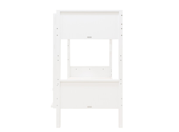 Bunkbed 90x200 with straight stairs Combiflex White