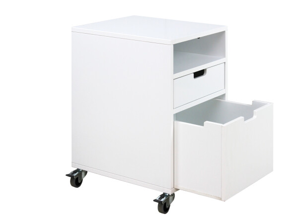 Drawerblock on wheels White (excl. 1 drawer 594611)