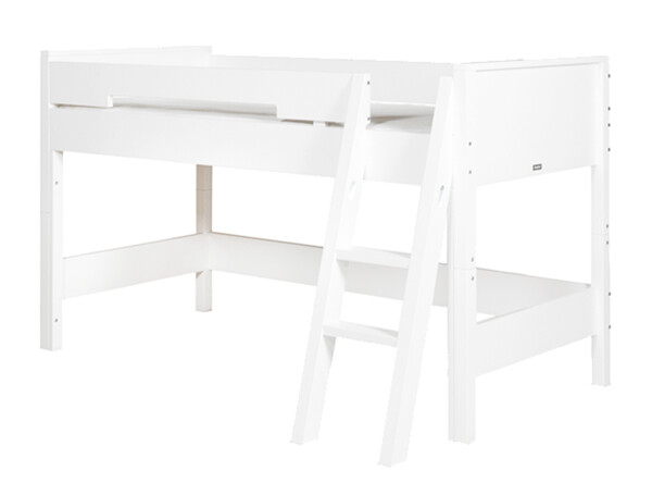 Half high sleeper 90x200 with comfort step Combiflex White