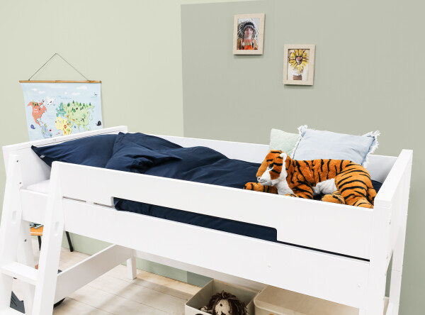 Half high sleeper 90x200 with comfort step Combiflex White