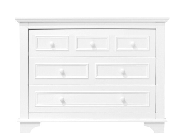 Dresser with 3 drawers Charlotte White