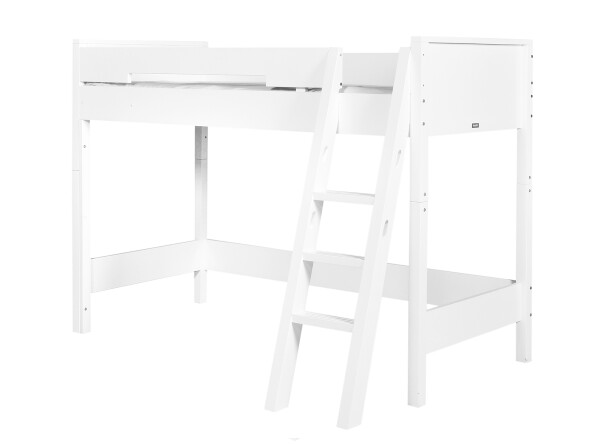 High sleeper 90x200 with comfort step Combiflex White