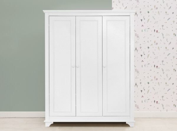 3-door wardrobe Charlotte White