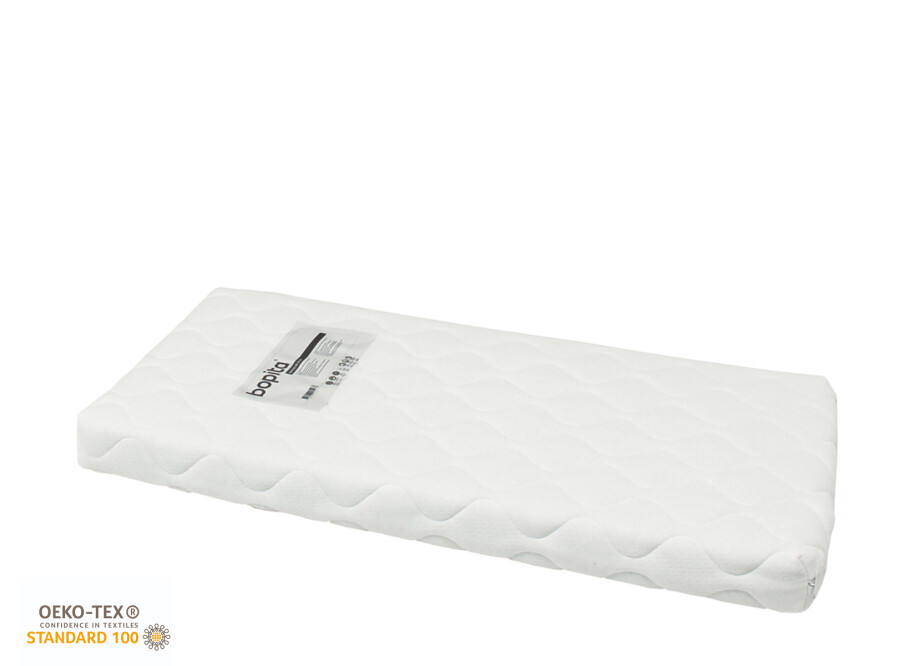 Matelas Bébé 60x120 Cm – 10 Cm D'Épaisseur, Mousse Haute Densité 33 Kg/m³, Housse Déhoussable Lavable, Respirant Et Certifié Oeko-Tex