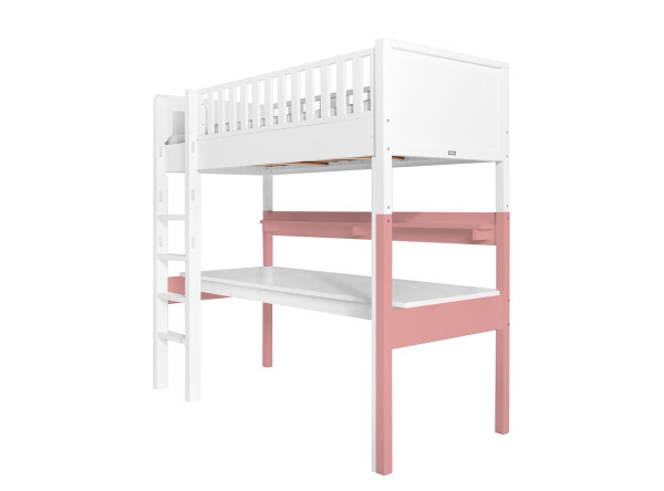 Set de support lit mezzanine XL Nordic Blanc