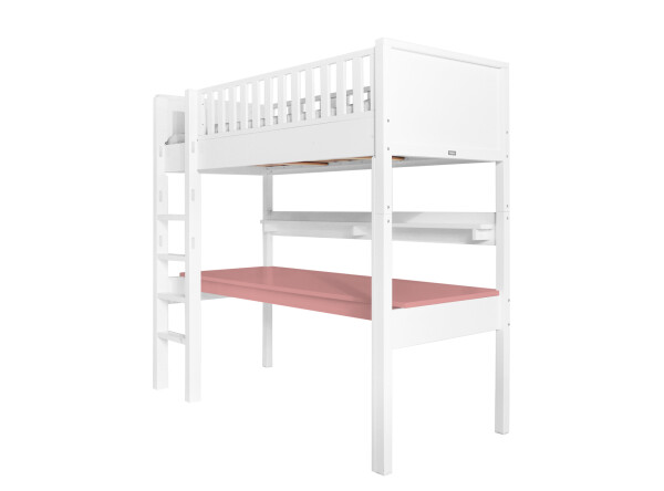 Writing table top high sleeper XL Nordic White