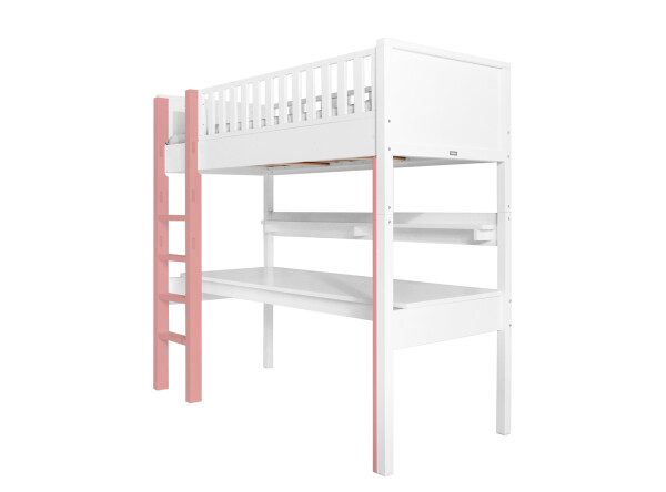 Stairs straight for high sleeper XL Nordic White