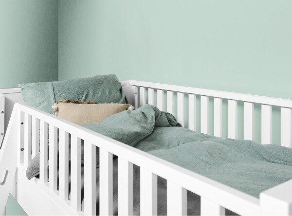 High sleeper XL 90x200 with comfort step Nordic White