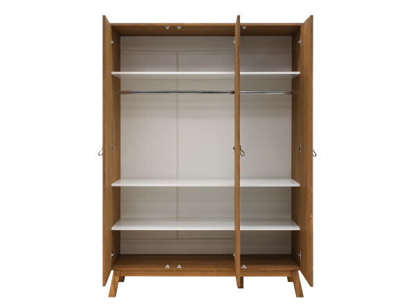 3-door wardrobe Senna Rose Wood