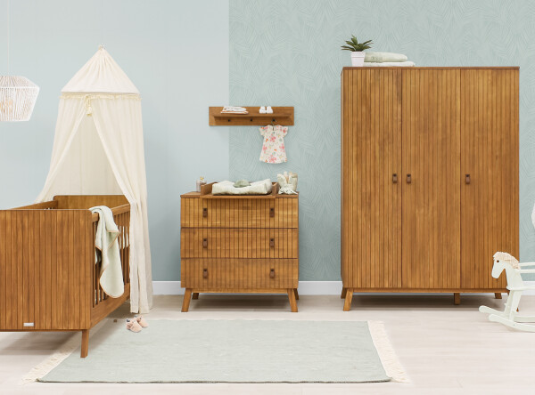 3-door wardrobe Senna Rose Wood