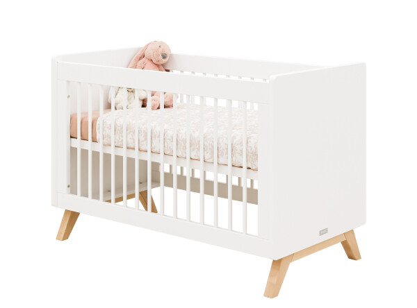 Bed 60x120 Lynn White/Natural