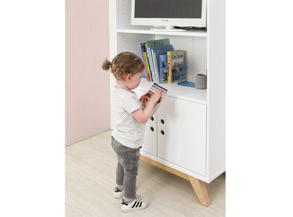 Bookcase Lynn White/Natural
