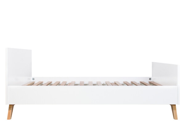 Twin bed 120x200 Lynn White/Natural