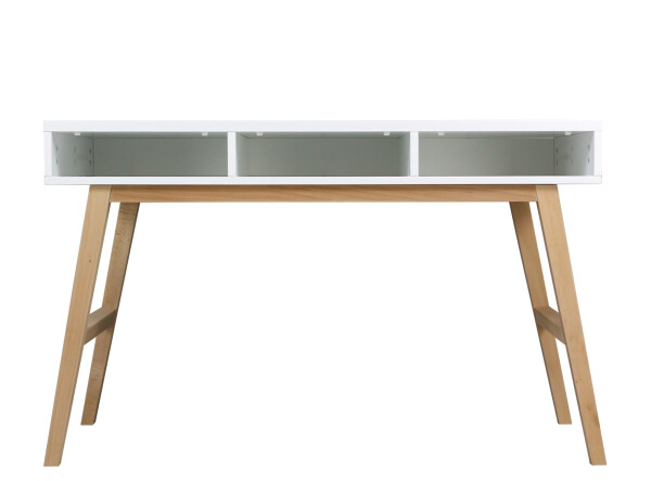 Writing desk Lynn White/Natural (excl. 3x drawer 358153xx)
