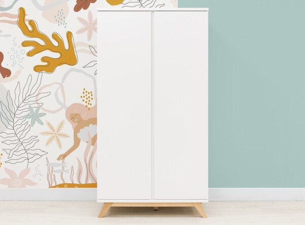 2-door XL wardrobe gripless Lynn White/Natural