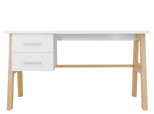 Schreibtisch Lisa Weiß/Natur