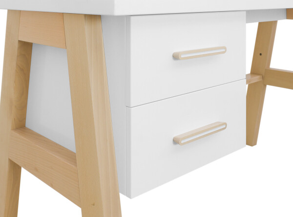 Bureau Lisa Wit/Naturel