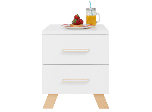 Night table Lisa White/Natural