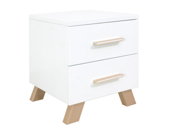 Night table Lisa White/Natural