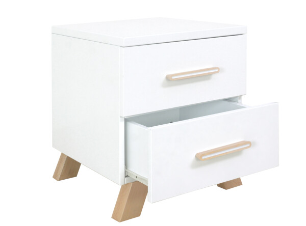 Night table Lisa White/Natural