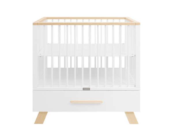 Playpen with drawer Lisa White/Natural