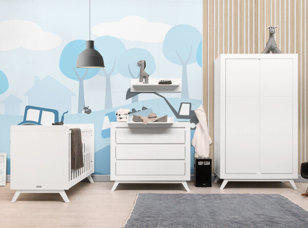 Commode met 3 laden Anne Wit