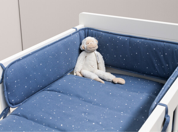 Bed 60x120 Fenna Wit/Naturel