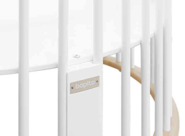 Box Rondo incl. wielen Wit/Naturel