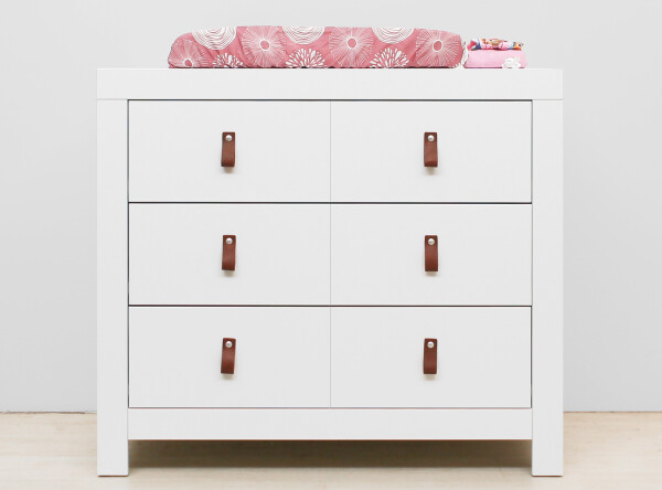 Commode avec 3 tiroirs Noah Blanc