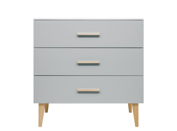Dresser with 3 drawers Emma White/Grey