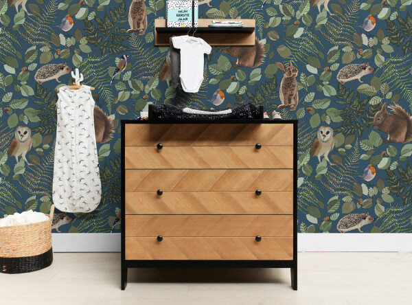 Kommode mit 3 Schubladen Job Vintage Honey