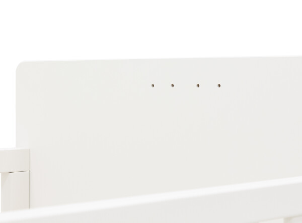 Transferable bed 60x120/90x200 Square White