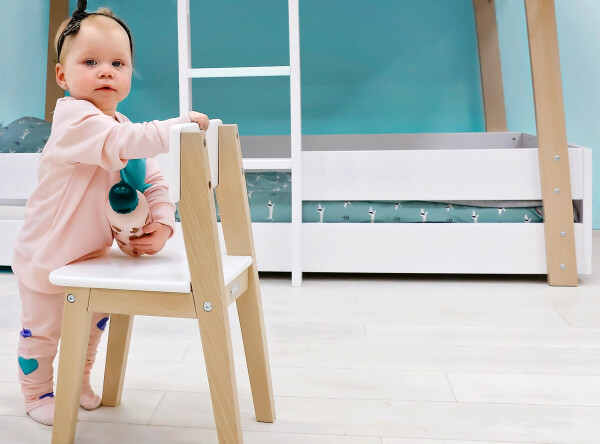 Bopita play chair Ivar White Natural Bopita