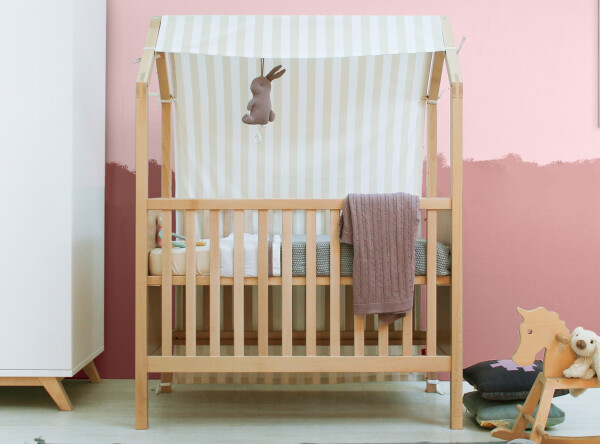 Bett 60x120 My First House Natur