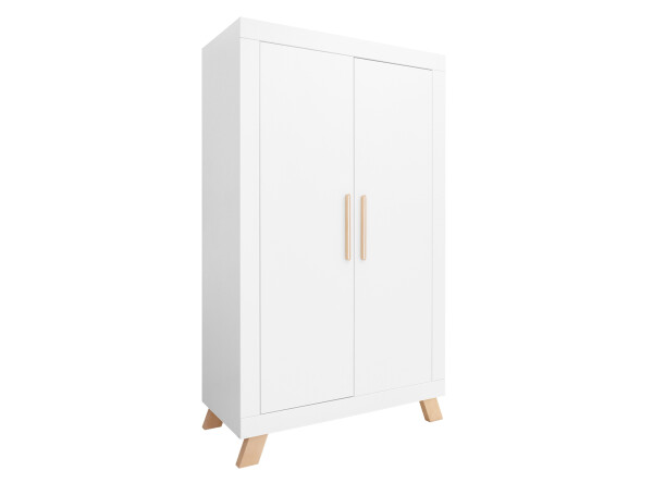 2-door wardrobe Lisa White/Natural