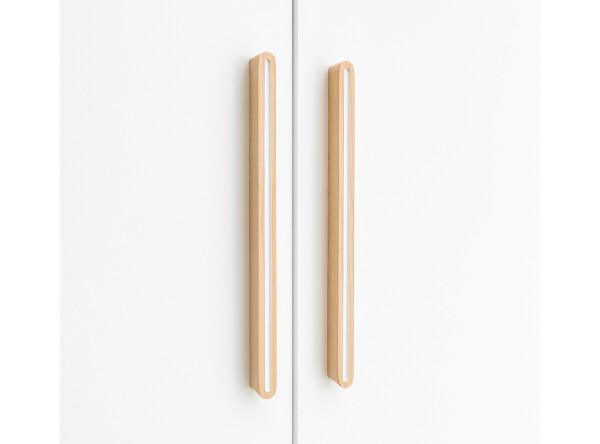2-door wardrobe Lisa White/Natural