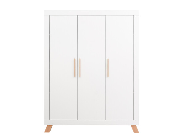 3-door wardrobe Lisa White/Natural