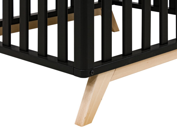 Playpen Lynn Matt Black/Natural